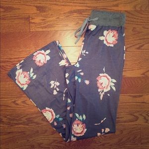 NWOT Floral Drawstring Pants